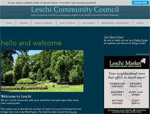 Tablet Screenshot of leschicommunitycouncil.org